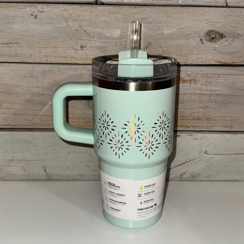 Stanley 20oz Quencher Tumbler Seaglass Gloss - Winter Wonderland Limited Release - Picture 3 of 8